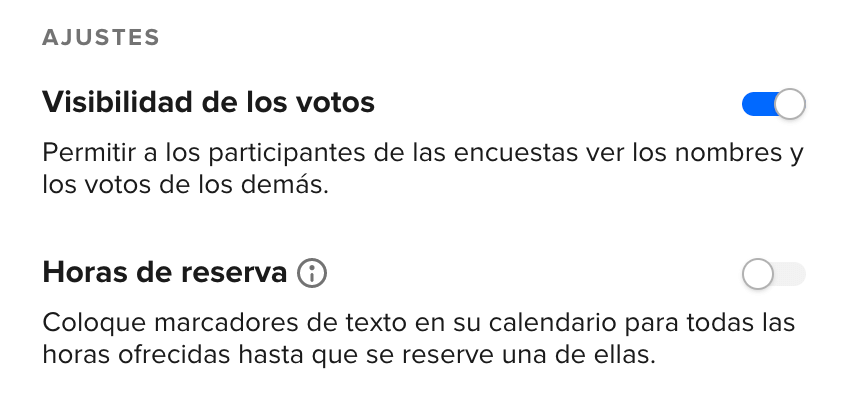 Encuesta de Reunión