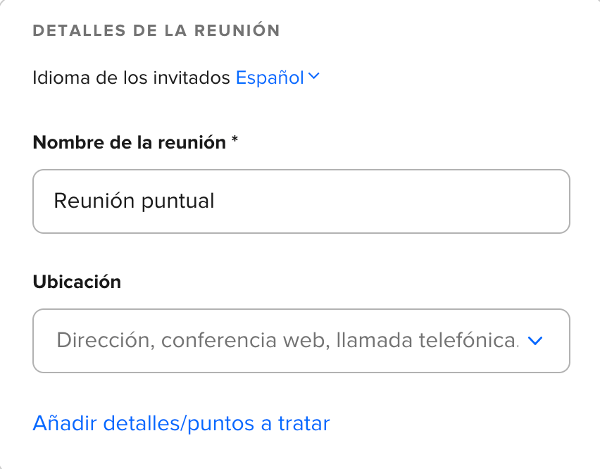 Encuesta de Reunión