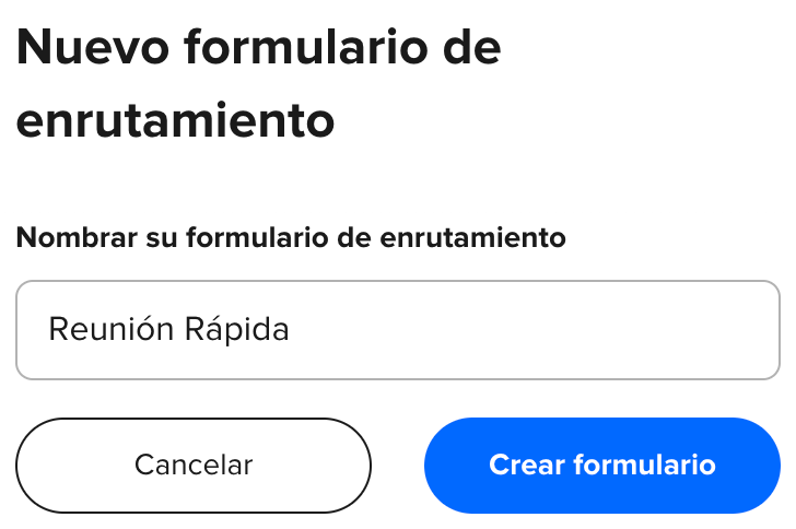 Formularios de Enrutamiento
