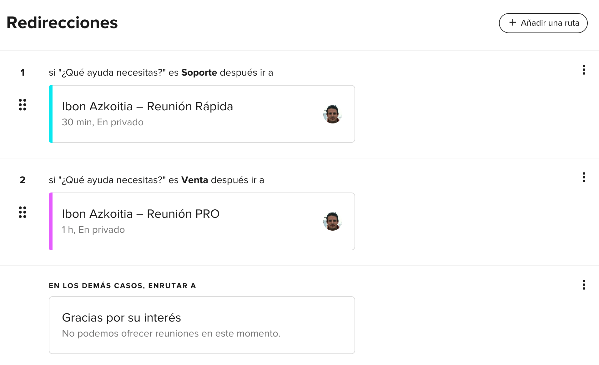 Formularios de Enrutamiento