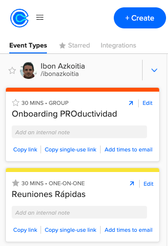 Addon Calendly para el navegador