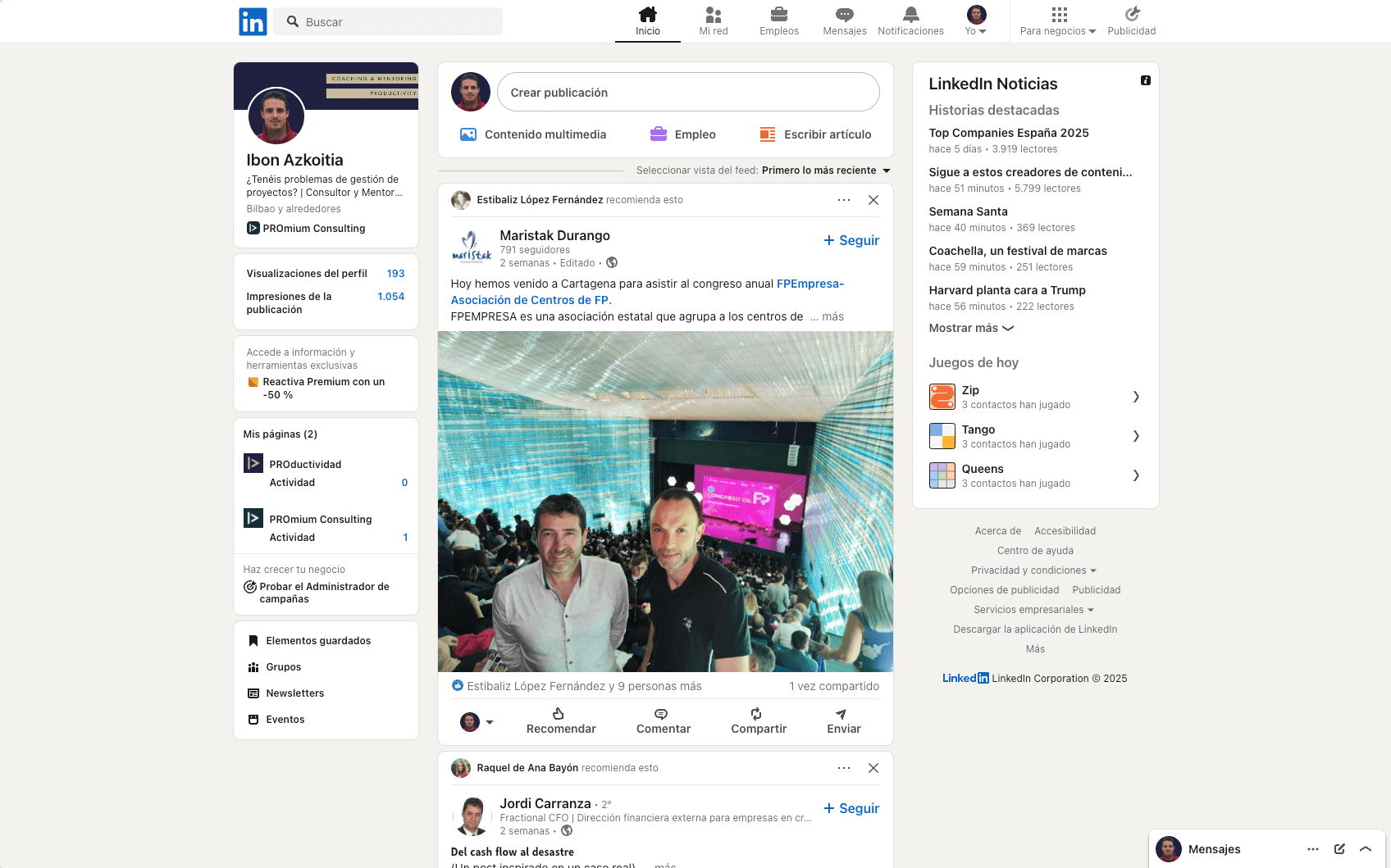LinkedIn Minimalista