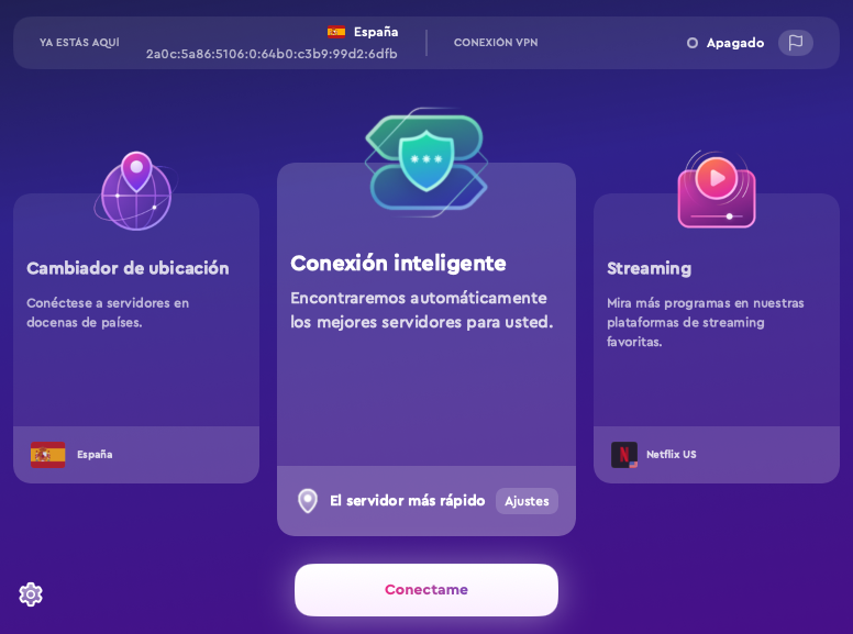 Conexión Inteligente ClearVPN